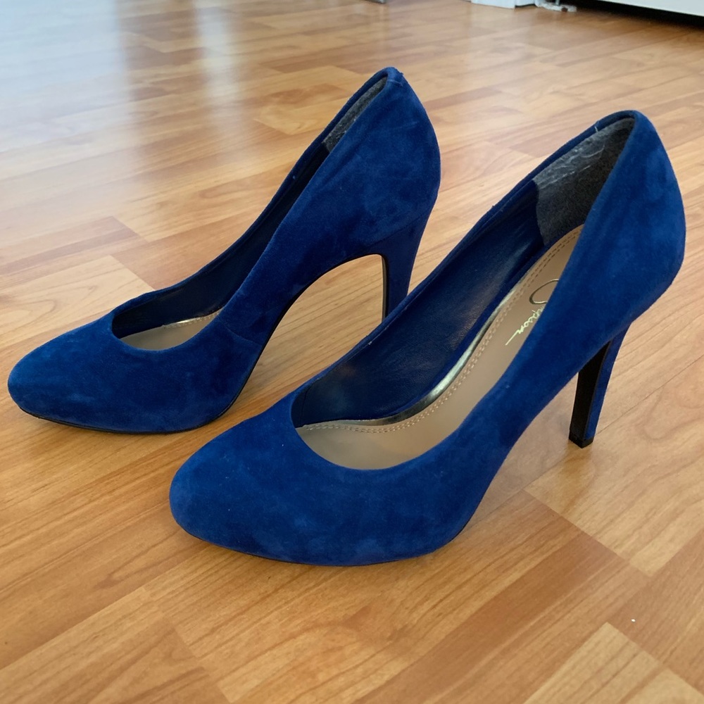 Blue heels